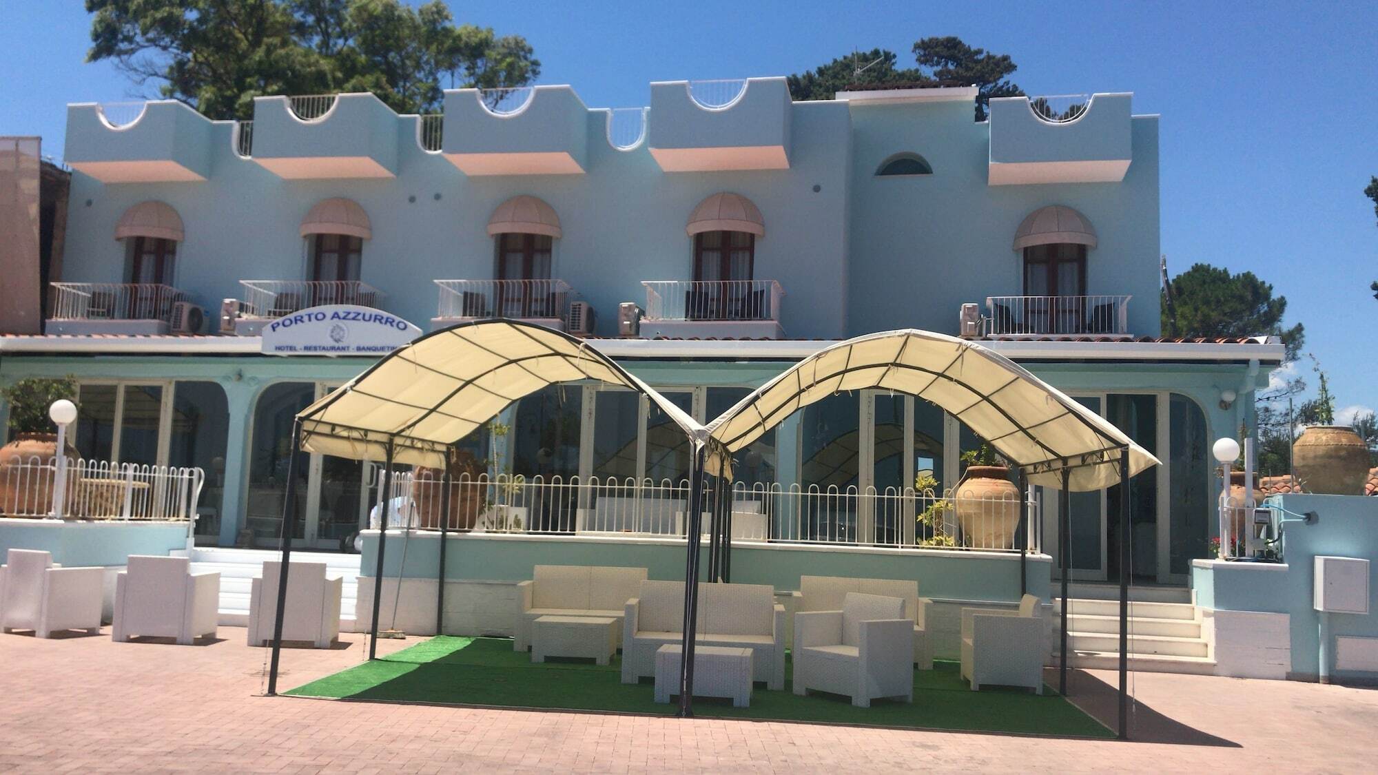 Hotel Porto Azzurro Giardini Naxos Exterior foto